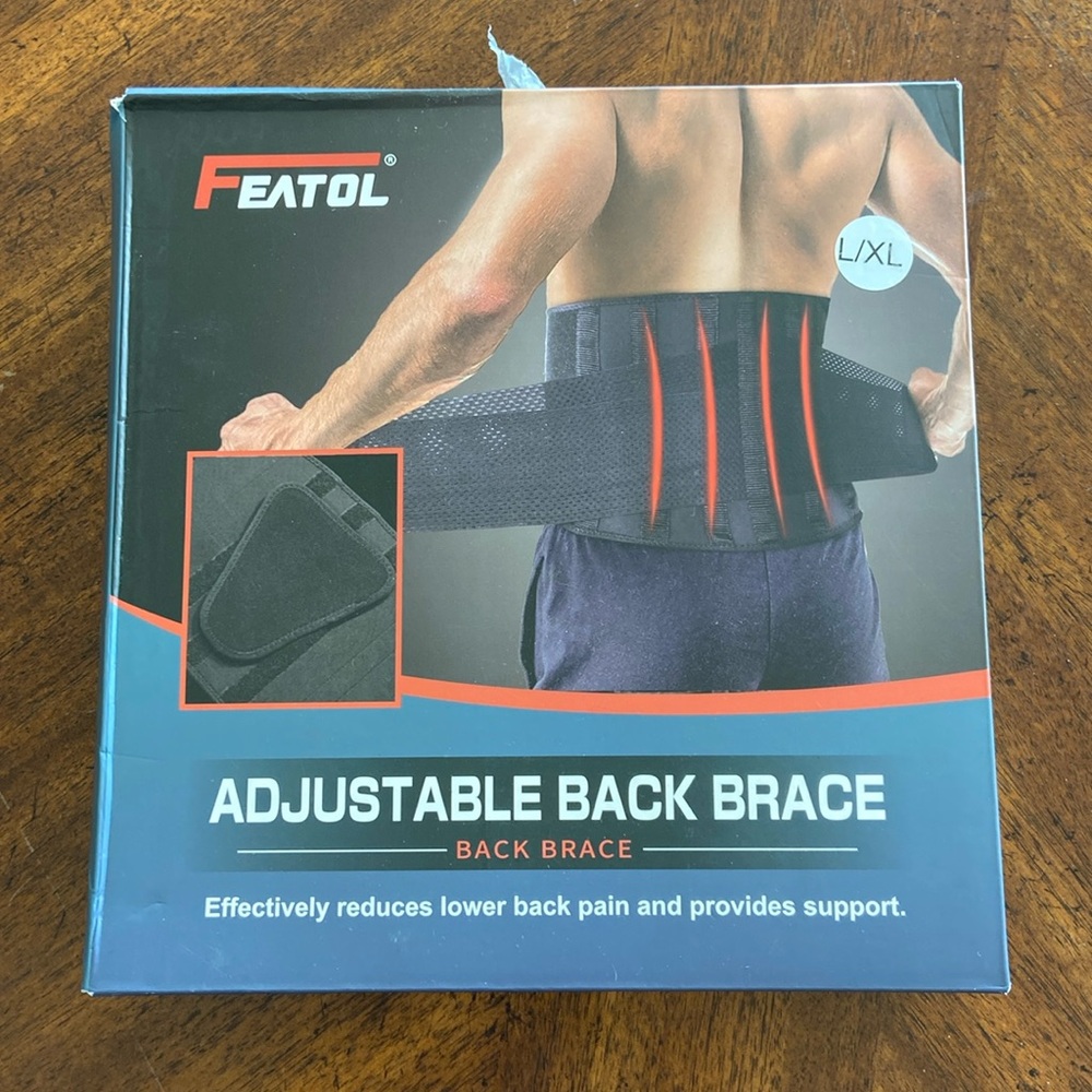3/$25 Women’s Adjustable Back Brace L XL  New